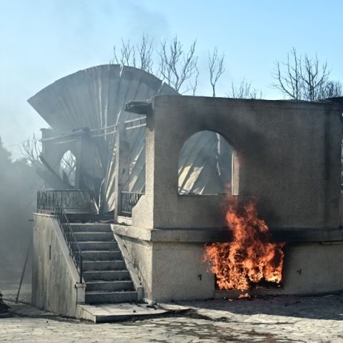 Πυρκαγιά στην Παλαιά Φώκαια