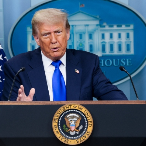 Ο πρόεδρος των ΗΠΑ, Ντόναλντ Τραμπ 