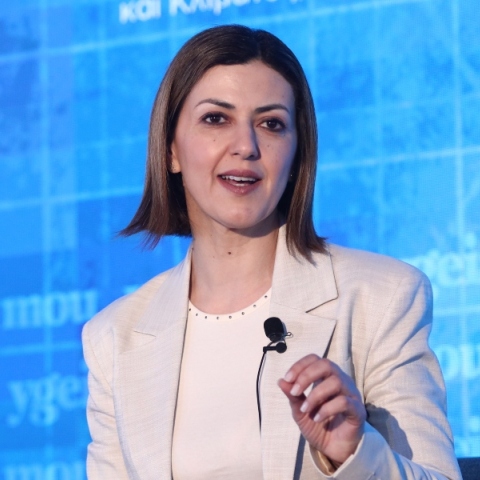 Η αναπληρώτρια υπουργός Υγείας Ειρήνη Αγαπηδάκη 