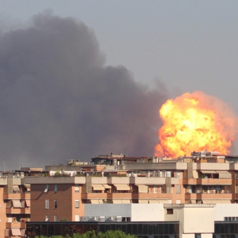 έκρηξη σε βενζινάδικο