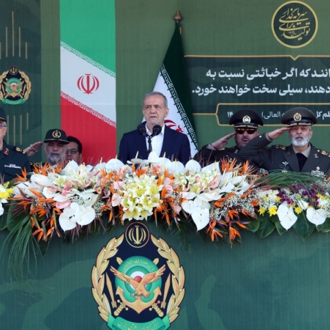 Ο πρόεδρος του Ιράν, Μασούντ Πεζεσκιάν 