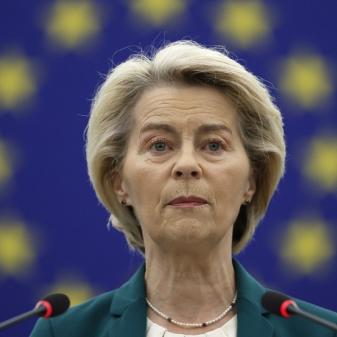 Η πρόεδρος της Κομισιόν, Ούρσουλα φον ντερ Λάιεν