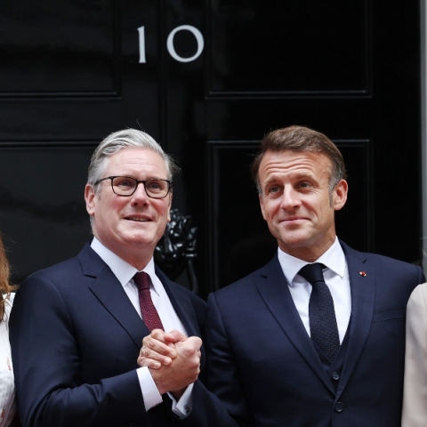 Κιρ Στάρμερ και Εμανουέλ Μακρόν 