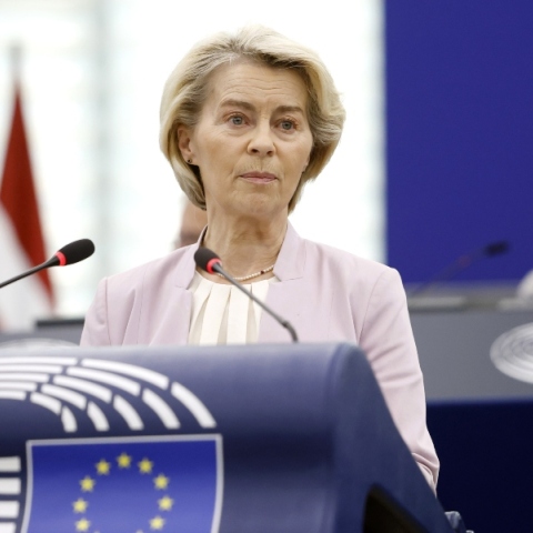 Η Πρόεδρος της Ευρωπαϊκής Επιτροπής, Ούρσουλα φον ντερ Λάιεν