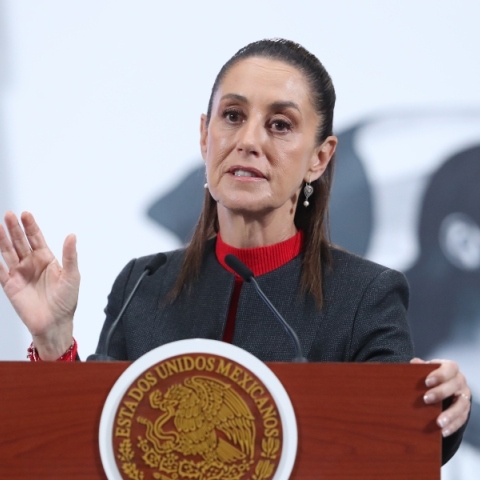Η πρόεδρος του Μεξικού, Κλαούδια Σέινμπαουμ 