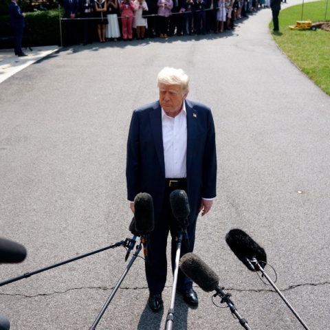 Ο πρόεδρος των ΗΠΑ, Ντόναλντ Τραμπ 