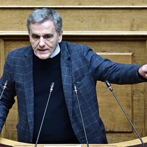 Ο κοινοβουλευτικός εκπρόσωπος της Νέας Αριστεράς, Ευκλείδης Τσακαλώτος