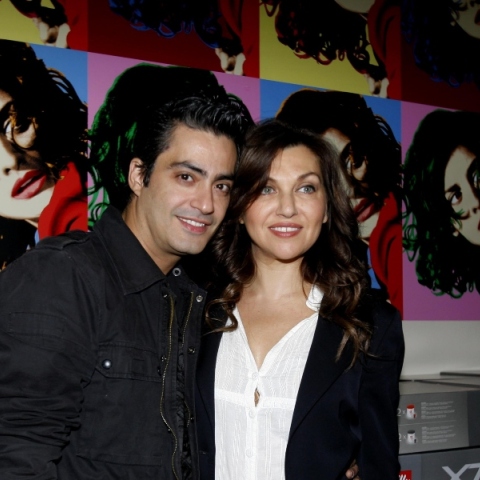 H Καίτη Γαρμπή με τον Διονύση Σχοινά