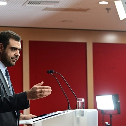 Ο κυβερνητικός εκπρόσωπος, Παύλος Μαρινάκης