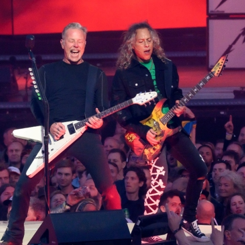 Οι Metallica επί σκηνής στην Κοπενγαγη της Δανίας