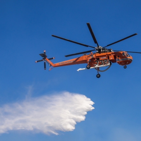 Φωτιά, ελικοπτερο