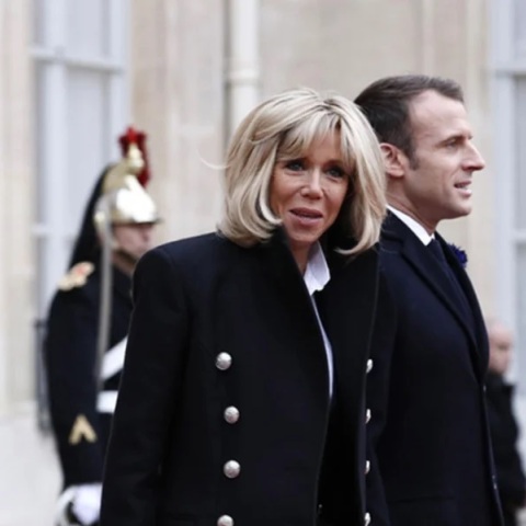 Μπριζίτ Μακρόν και Εμανουέλ Μακρόν