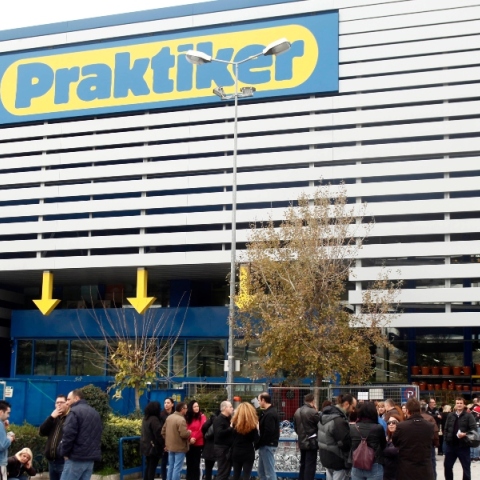 Praktiker, εισοδος, κοσμος