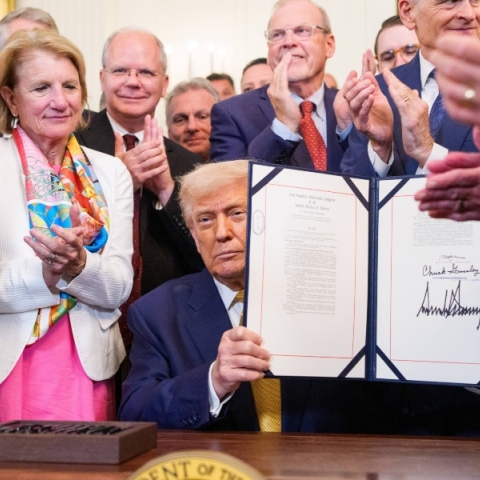 Ο πρόεδρος των ΗΠΑ, Ντόναλντ Τραμπ 