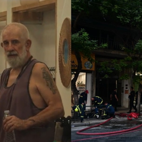 Πέτρος Φιλιππίδης: Οι πρώτες φωτογραφίες από τη φωτιά στο σπίτι του στην Πατησίων