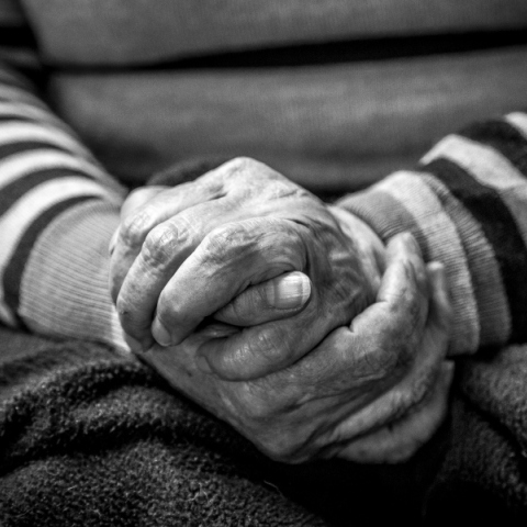 Σλοβενία, χερια ηλικιωμενου