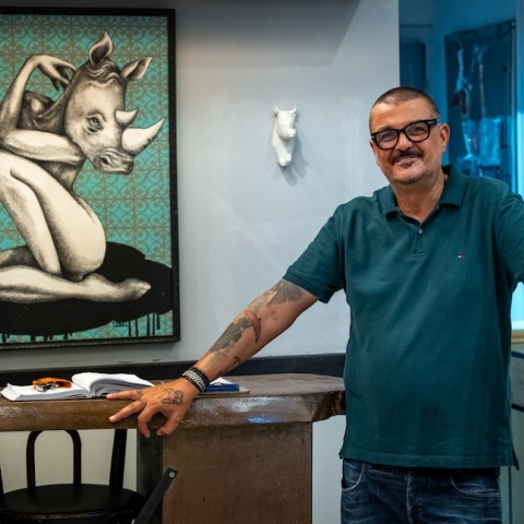 Ο Αρχέλαος Λαζαρίδης στον Ρινόκερο