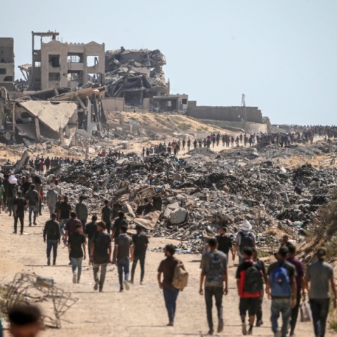 γαζα, συντριμμια, κατοικοι