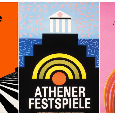 Η Ακρόπολη της Λίνδου, 1963 | Φρέντι Κάραμποτ και Μιχάλης Κατζουράκης - Αφίσα Φεστιβάλ Αθηνών, 1986 | Ν. Κωστόπουλος - Αφίσα Φεστιβάλ Αθηνών, 1967