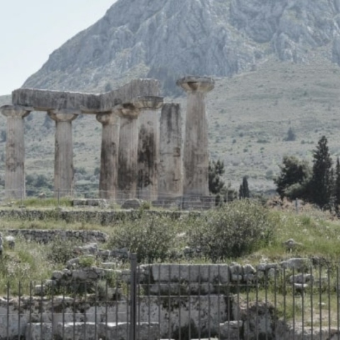 Άποψη αρχαιολογικού χώρου Κορίνθου