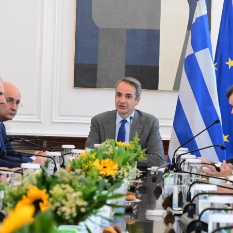 Συνεδρίαση του Υπουργικού Συμβουλίου, στο Μέγαρο Μαξίμου