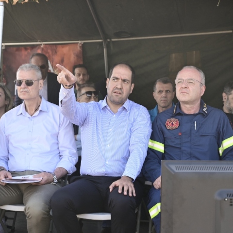 Ο υπουργός Κλιματικής Κρίσης και Πολιτικής Προστασίας, Γιάννης Κεφαλογιάννης