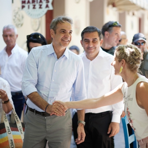 Ο πρωθυπουργός, Κυριάκος Μητσοτάκης