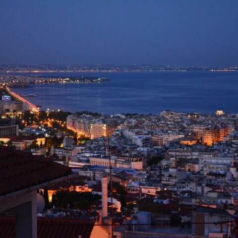 Η θέα από το Βυζάντιο Sky Bar