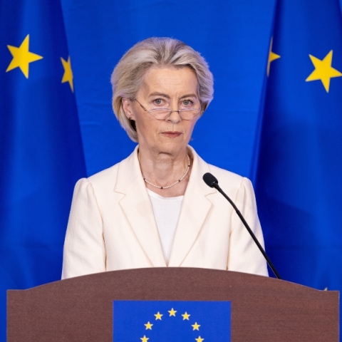 Η πρόεδρος της Ευρωπαϊκής Επιτροπής, Ούρσουλα φον ντερ Λάιεν