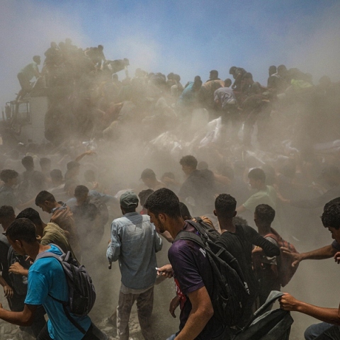 γαζα, συντριμμια, κατοικοι