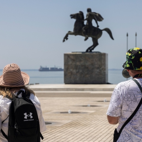Καιρός, καυσωνας, παραλια Θεσσαλονικης