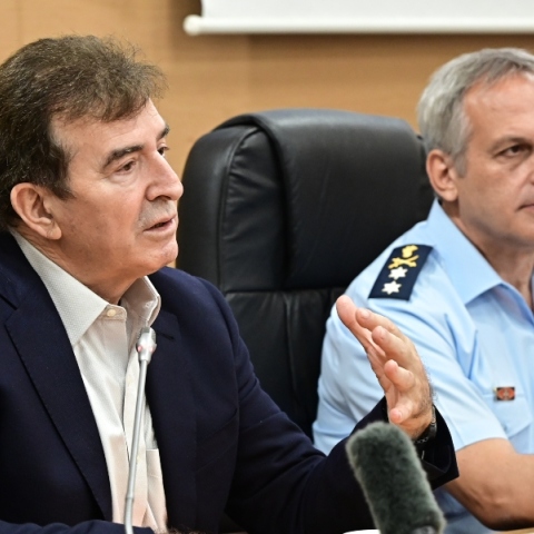 Ο υπουργός προστασίας του Πολίτη, Μιχάλης Χρυσοχοΐδης