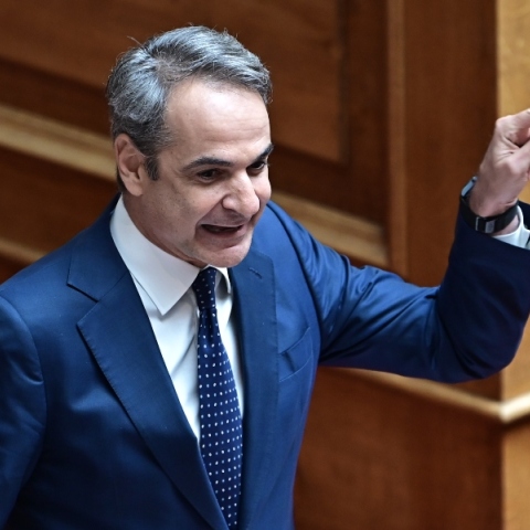 Ο πρωθυπουργός Κυριάκος Μητσοτάκης