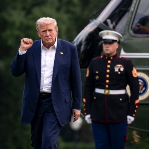 Ο πρόεδρος των ΗΠΑ, Ντόναλντ Τραμπ 