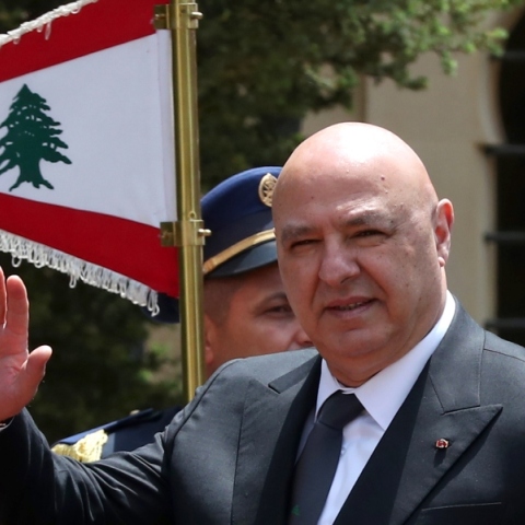 Ο πρόεδρος του Λιβάνου Ζοζέφ Αούν 