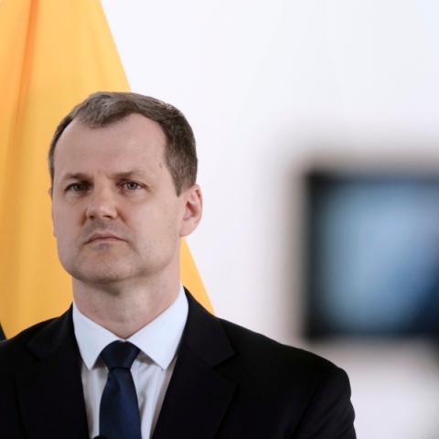 Ο πρωθυπουργός της Λιθουανίας Γκιντάουτας Παλούτσκας 