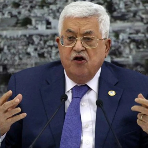 Ο πρόεδρος της Παλαιστινιακής Αρχής, Μαχμούντ Αμπάς