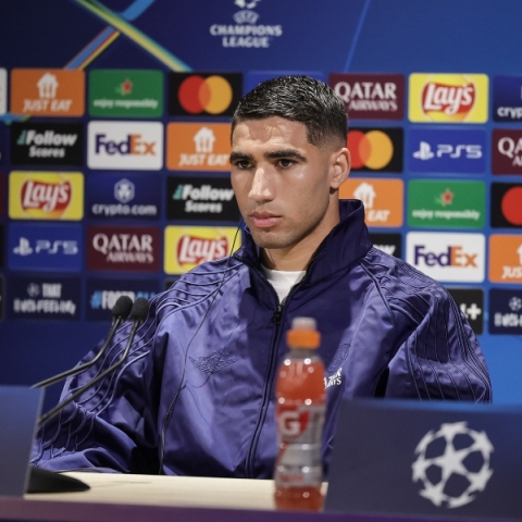 Ο ποδοσφαιριστής της Παρί Σεν Ζερμέν, Ασράφ Χακίμι