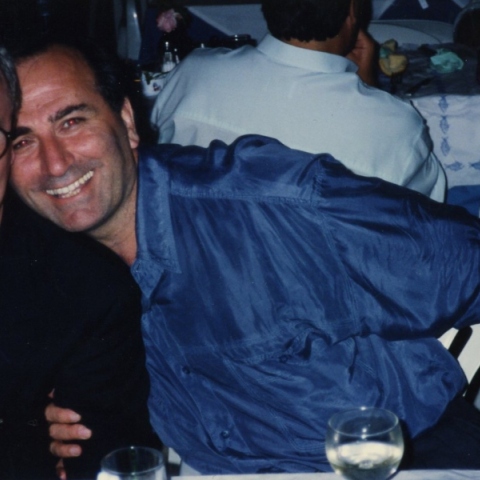 Ο Ρόμπερτ Γουίλσον με τον Θεόδωρο Τερζόπουλος