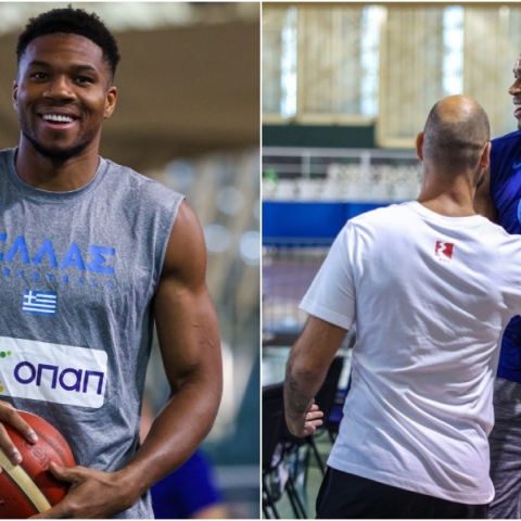 Ο Γιάννης Αντετοκούνμπο ενσωματώθηκε στην προετοιμασία της Εθνικής Ελλάδας