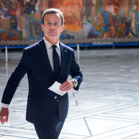 Ο πρωθυπουργός της Σουηδίας, Ουλφ Κρίστερσον