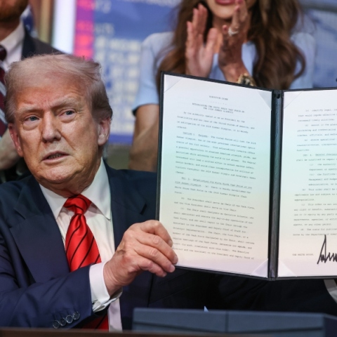 Ο πρόεδρος των ΗΠΑ, Ντόναλντ Τραμπ 