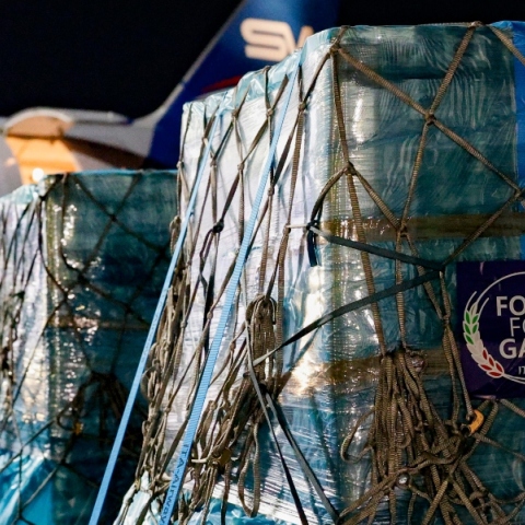 Ανθρωπιστική βοήθεια από την Ιταλία με προορισμό τη Γάζα