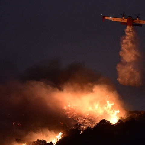 φωτιά στην Κερατέα