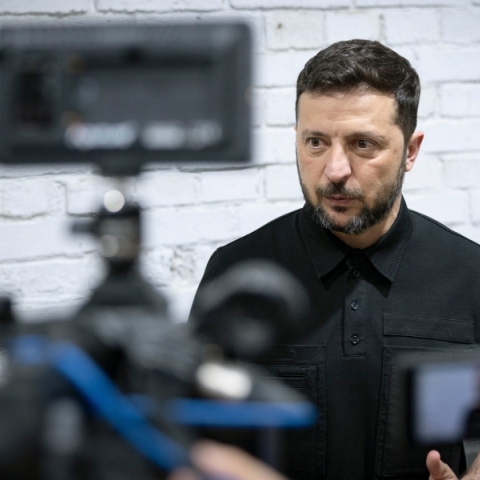 Ο πρόεδρος της Ουκρανίας, Βολοντίμιρ Ζελένσκι