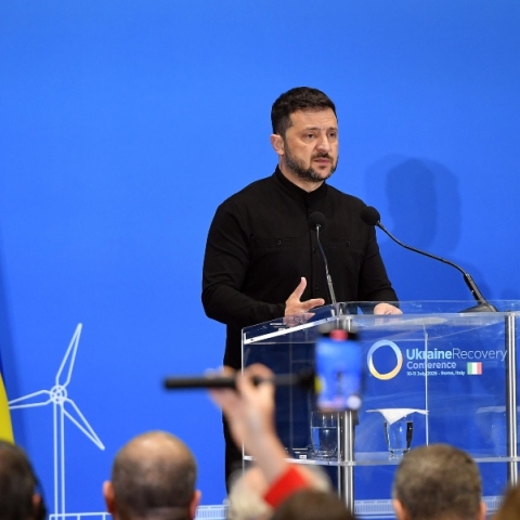 Ο πρόεδρος της Ουκρανίας Βολοντίμιρ Ζελένσκι