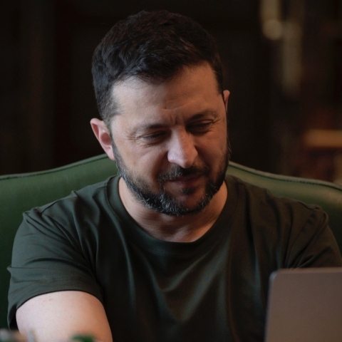 Ο πρόεδρος της Ουκρανίας Βολοντίμιρ Ζελένσκι