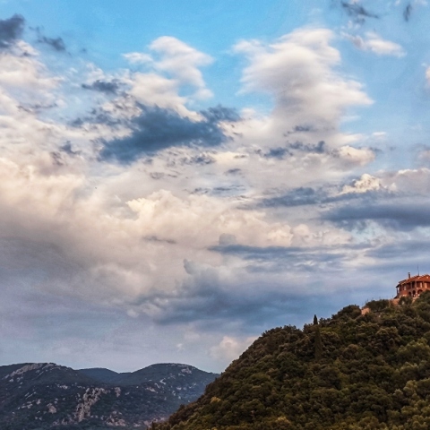 Καιρός, βουνο, συννεφα, ουρανος