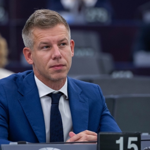 Ο ηγέτης της ουγγρικής αντιπολίτευσης Πέτερ Μαγιάρ 