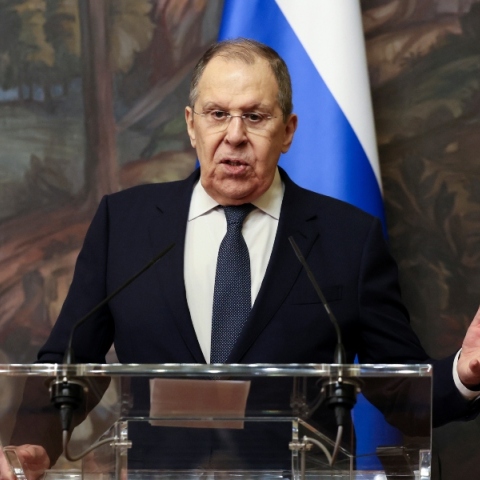 Ο Υπουργός Εξωτερικών της Ρωσίας, Σεργκέι Λαβρόφ 